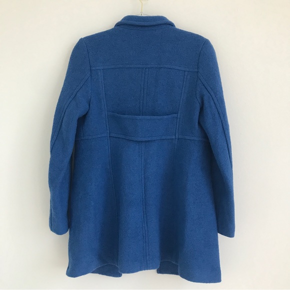 Lands end blue tweed pea coat - Picture 5 of 5